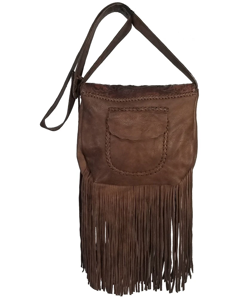 Kobler Leather Women's Tooled Crossbody Bag