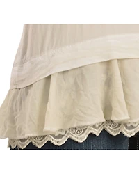 Black Swan Women's Jelena Ruffled Hem Top