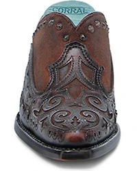 Corral Women's Inlay Studded Mules - Snip Toe