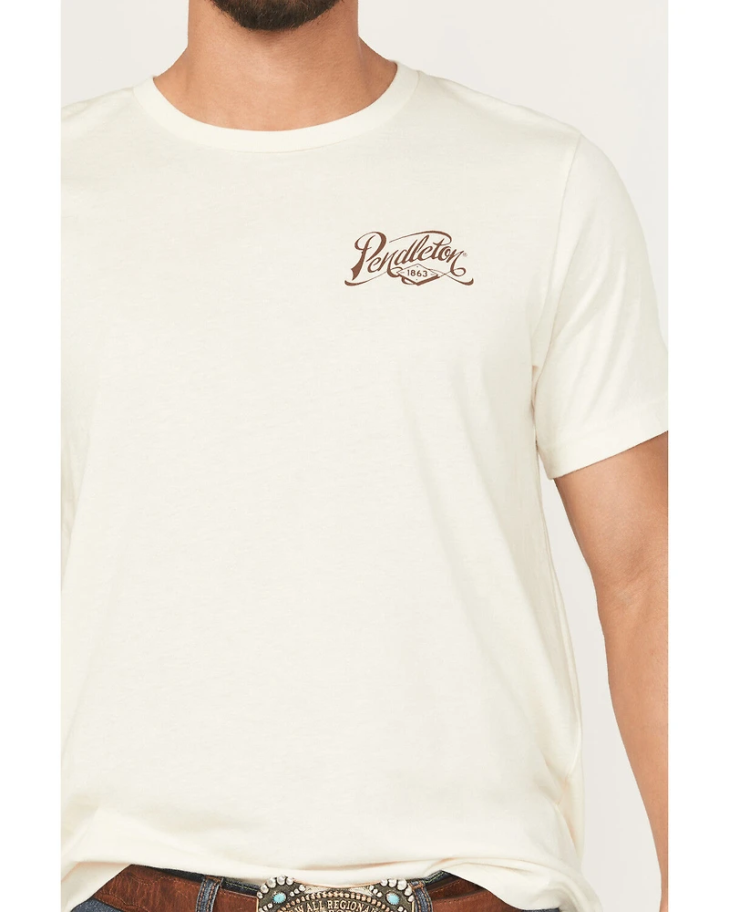 Pendleton Men's Boot Barn Exclusive Script Logo Short Sleeve Graphic T-Shirt