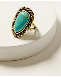 Shyanne Women's Desert Boheme Turquoise Ring Set - 3 Piece