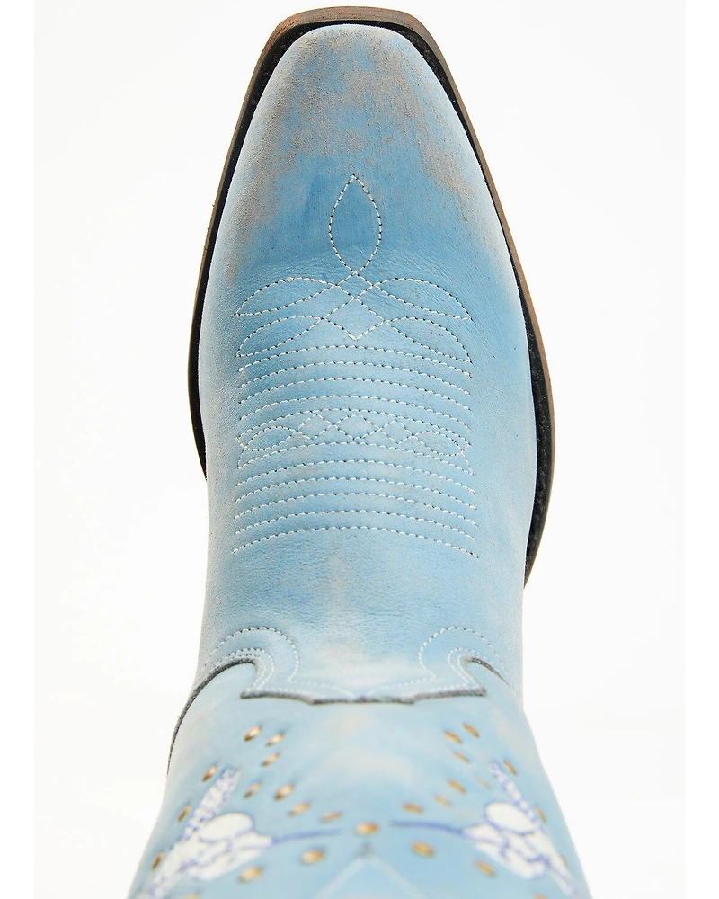 Laredo Women's Joy 11" Hummingbird Embroidered Western Boot - Square Toe