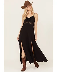 Idyllwind Women's Wisteria Tie Front Maxi Dress