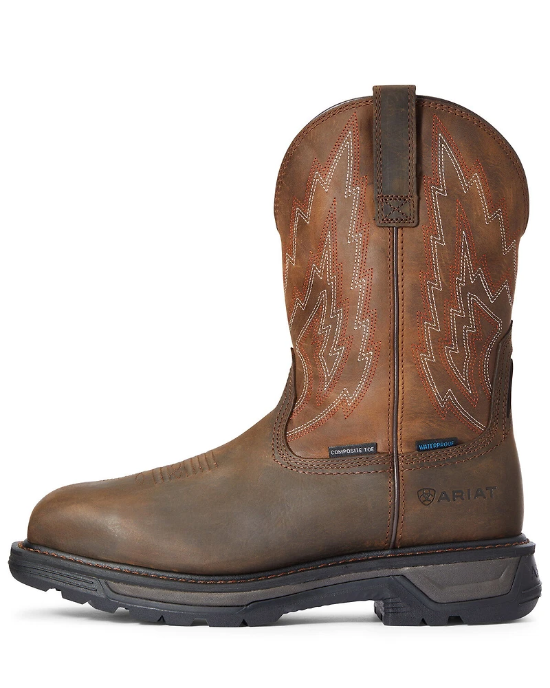 Ariat Men's Waterproof Big Rig Western Work Boots - Composite Toe