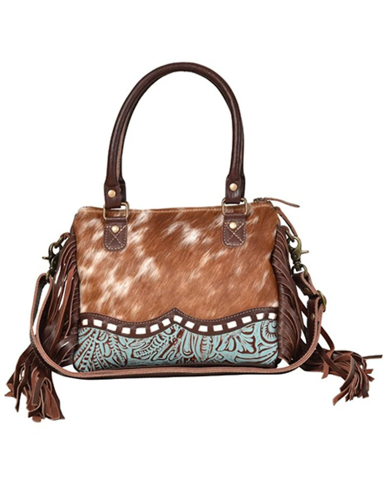 Myra Bag Women's Cowhide Satchel