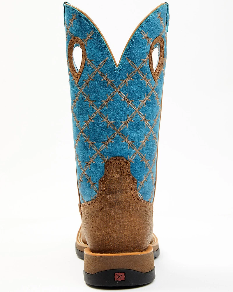 Twisted X Men's 12" Tech Western Performance Boots - Broad Square Toe