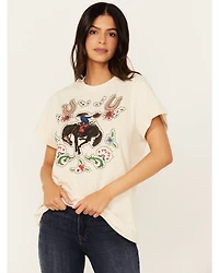 Idyllwind Women's Rowena Embellished Short Sleeve Graphic Tee