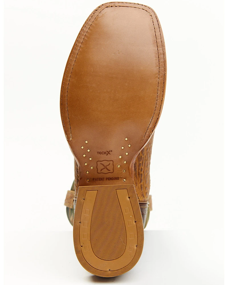 Twisted X Men's 11" Tech Western Boots - Broad Square Toe