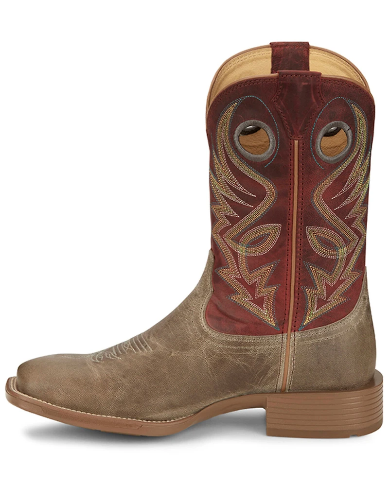 Justin Men's Pickett Western Boots - Broad Square Toe