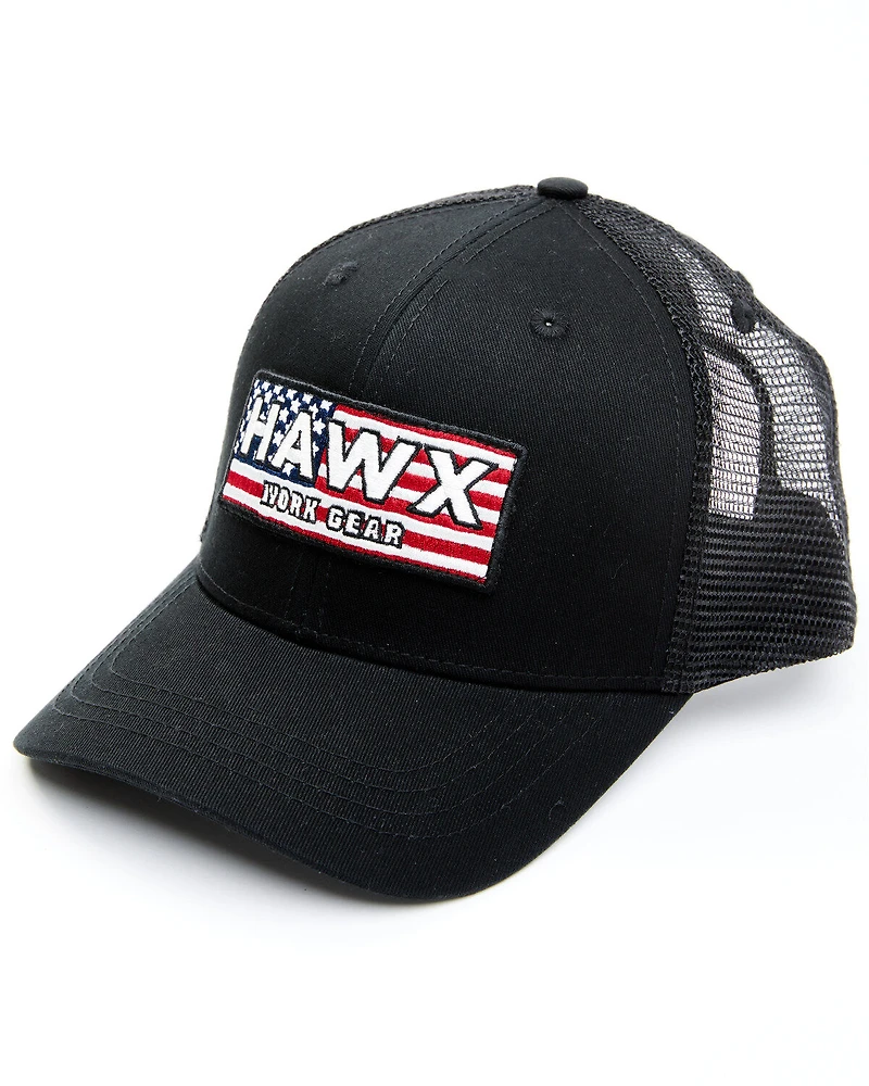 Hawx Men's American Flag Patch Ball Cap