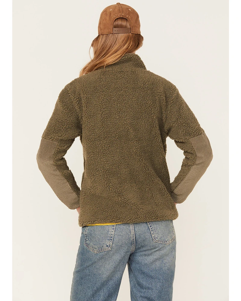 Kavu Women's Pinesdale Shadow Pine Sherpa Jacket