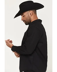 Levi's Men's New Black Rinse Classic Long Sleeve Snap Western Shirt