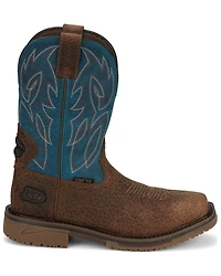 Justin Men's Broncy Pull-On Work Boots - Composite Toe
