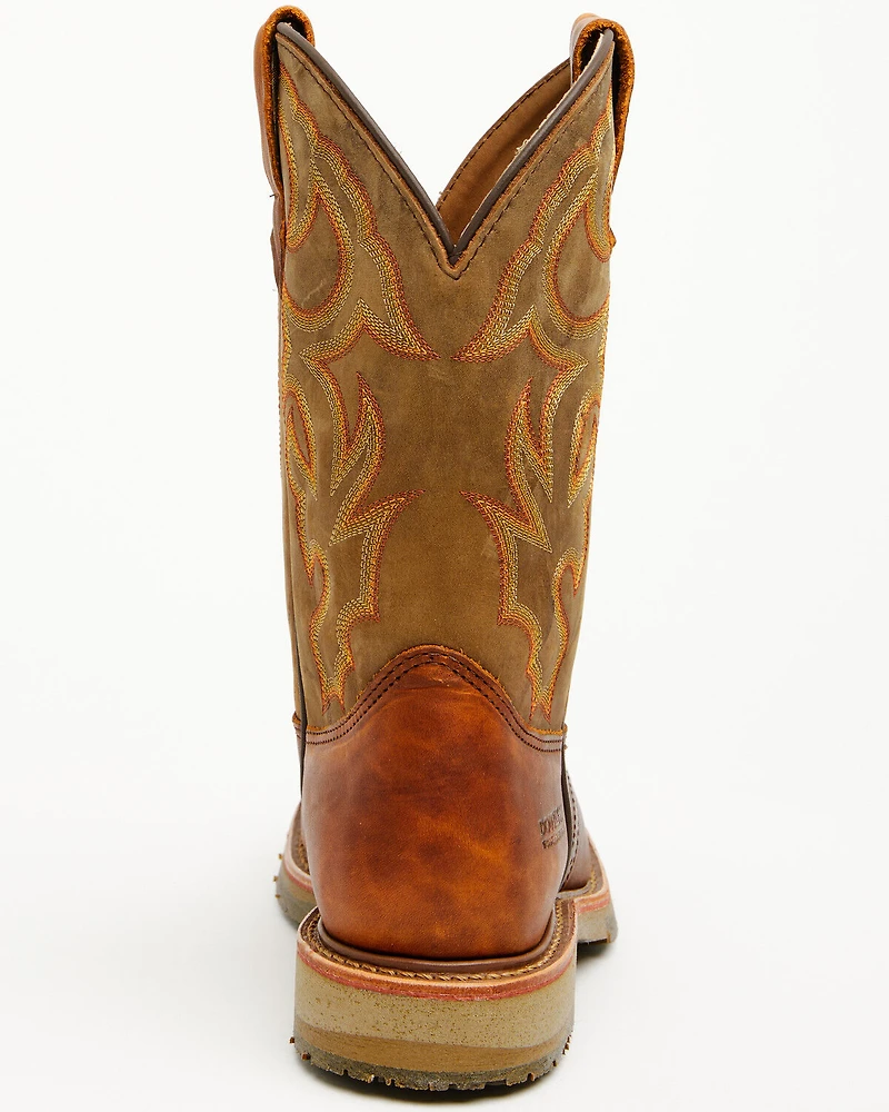 Double H Men's Domestic Pull-On Work Boots - Steel Toe