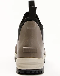 RANK 45® Men's 6.5" Rubber Ankle Boots - Round Toe