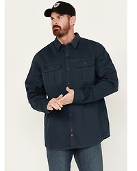 Hawx Men's FR Plaid Print Long Sleeve Button-Down Work Shirt - Big & Tall