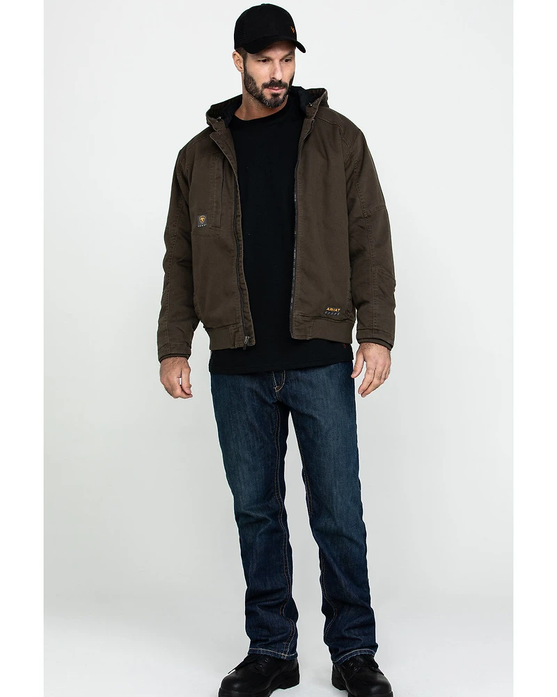 Ariat Men's Wren Rebar Washed Dura Canvas Insulated Work Coat - Big & Tall