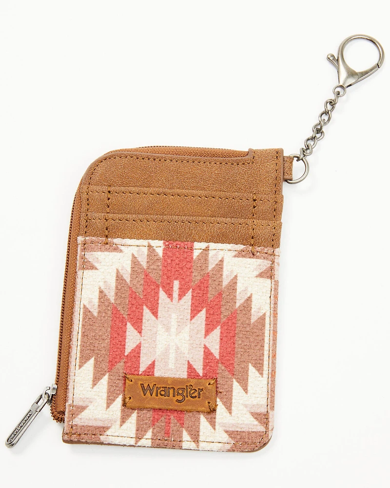 Wrangler X Boot Barn Women's Southwestern Print Mini Zip Wallet