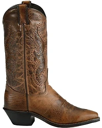 Abilene Women's 11" Tooled Inlay Western Boots