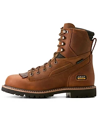 Ariat Men's 8" Longview Shock Shield Waterproof Boots - Soft Toe