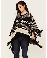 Idyllwind Women's Eatons Thunderbird Poncho Sweater