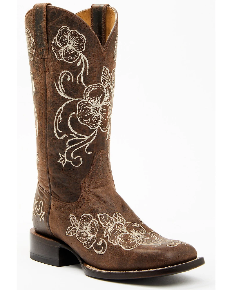 Shyanne Women's Lasy Western Boots - Broad Square Toe