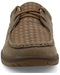 Twisted X Men's Boat Shoe Driving Moc Shoes - Toe