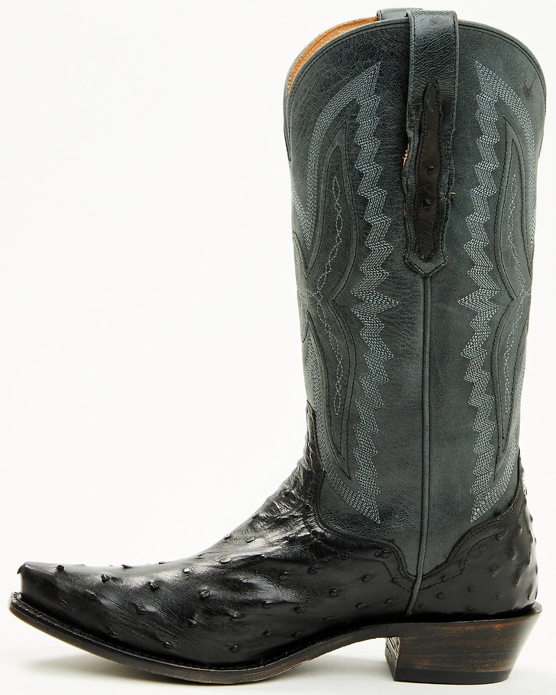 El Dorado Women's Camille Exotic Ostrich Tall Western Boots