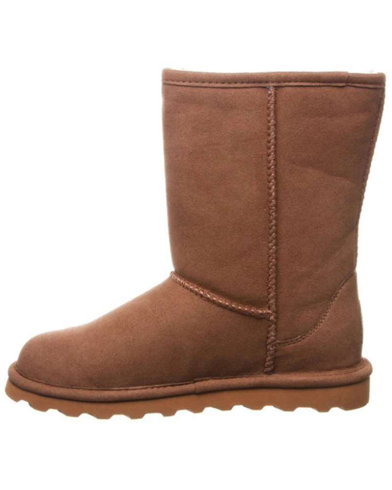 Bearpaw Women's Elle Short Vegan Casual Boots - Round Toe