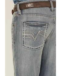 Cody James Boys' Medium Wash Buckskin Slim Bootcut Stretch Denim Jeans
