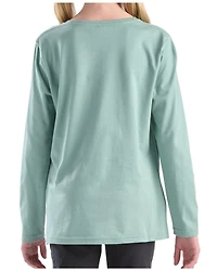 Carhartt Toddler Girls' Sunflower Graphic Long Sleeve Tee
