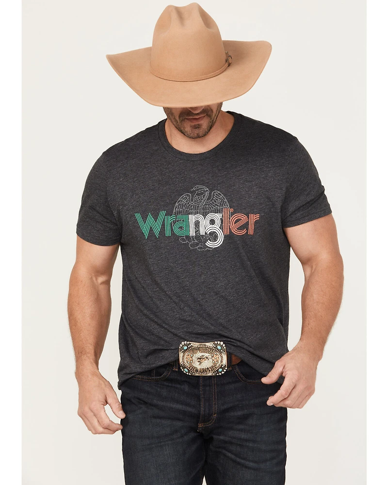 Wrangler Men's Mexico Logo Short Sleeve Graphic T-Shirt