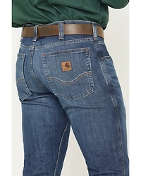 Carhartt Men's FR Tamarack Medium Wash Relaxed Bootcut Rugged Flex® Stretch Denim Jeans