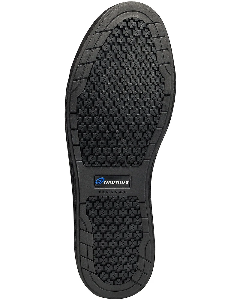 Nautilus Women's Westside Black Slip-On Work Shoes - Steel Toe