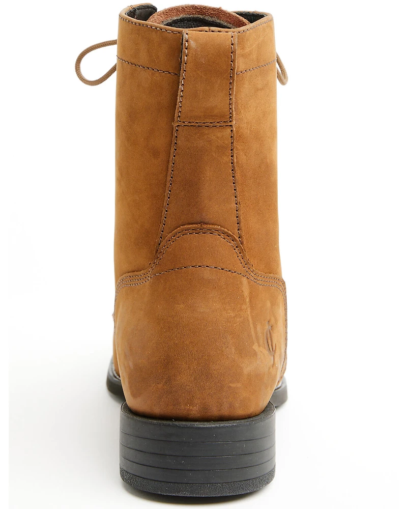 Cody James Men's Highland Distressed Lace-Up Boots - Round Toe