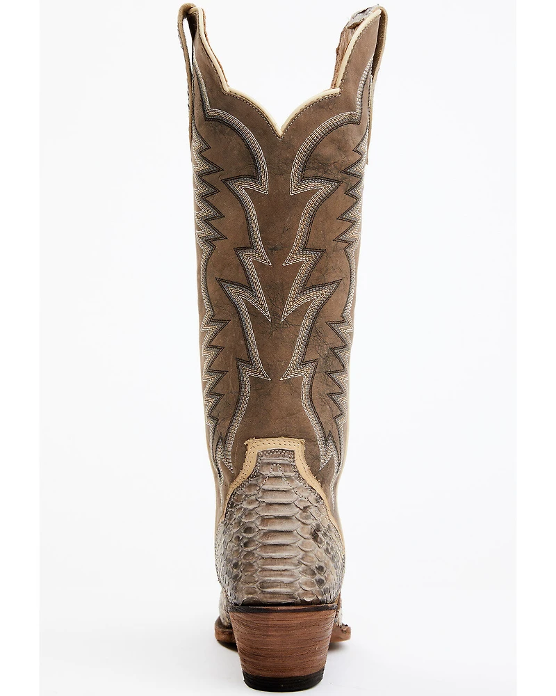 Idyllwind Women's Triad Exotic Python Western Boot - Snip Toe