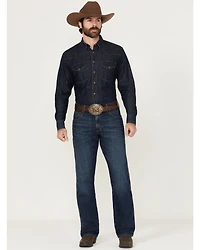 Wrangler Men's Retro Relaxed Fit Mid Rise Boot Cut Jeans