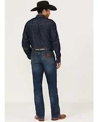 Wrangler Retro Men's Riviera Dark Wash Slim Straight Stretch Denim Jeans