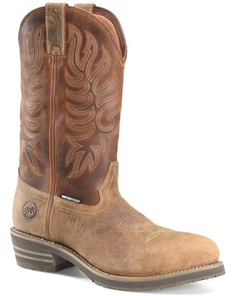 Double H Men's Garza Waterproof 12" Work Boots - Composite Toe