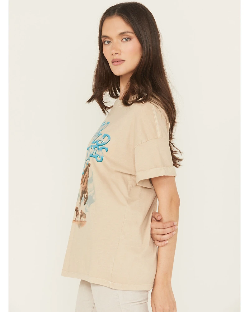 Girl Dangerous Women's Wild Horses Short Sleeve Graphic Tee