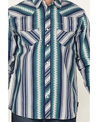 Cody James Men's FR Mesa Printed Long Sleeve Pearl Snap Western Work Shirt