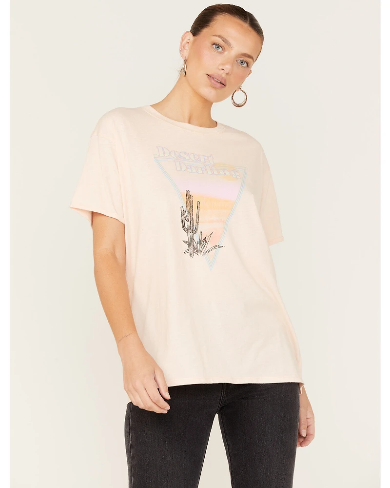 White Crow Women's Desert Darling Oversized Graphic Tee