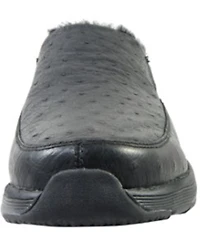 Superlamb Men's Bulgan Ostrich Print Casual Shoes - Moc Toe