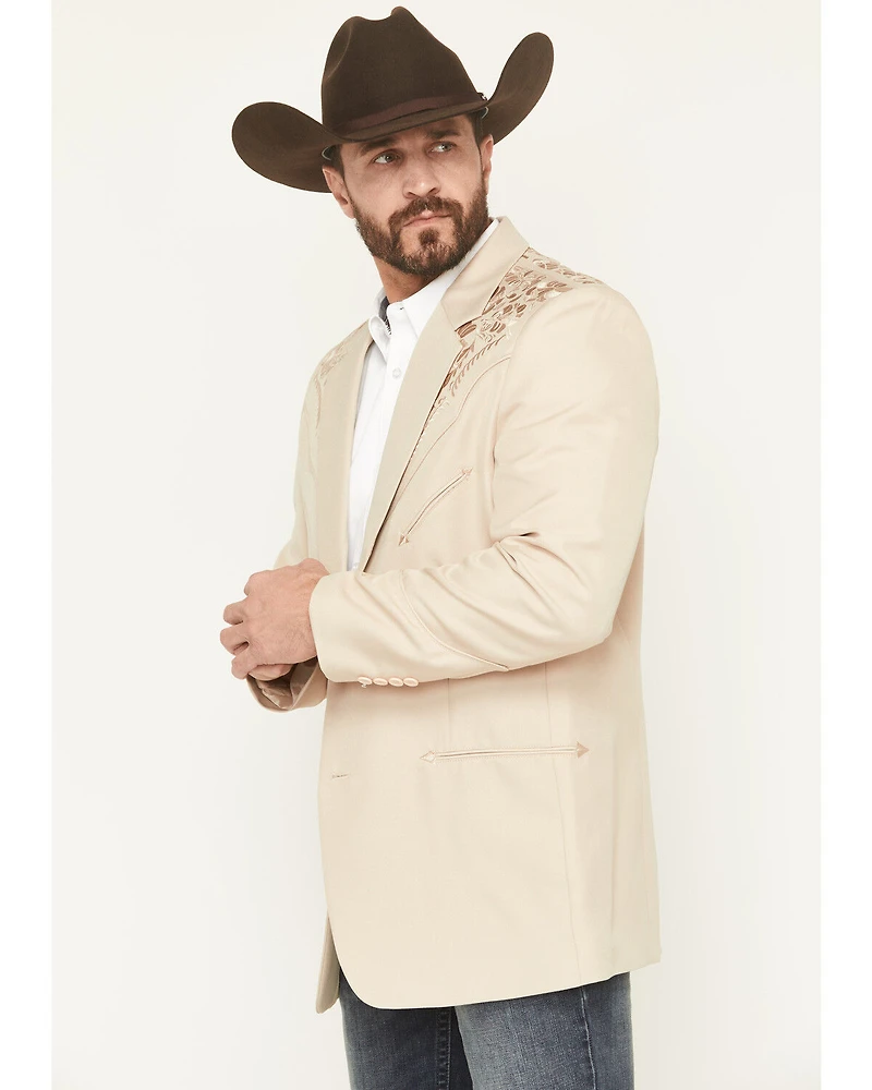 Scully Men's Floral Embroidered Sportcoat