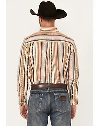 RANK 45® Men's Durango Southwestern Striped Print Long Sleeve Button-Down Stretch Western Shirt