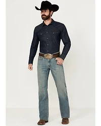 Cody James Men's Bozeman Wash Duke Relaxed Bootcut Stretch Denim Jeans