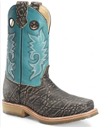 Double H Men's Shark Print Western Work Boots - Composite Toe