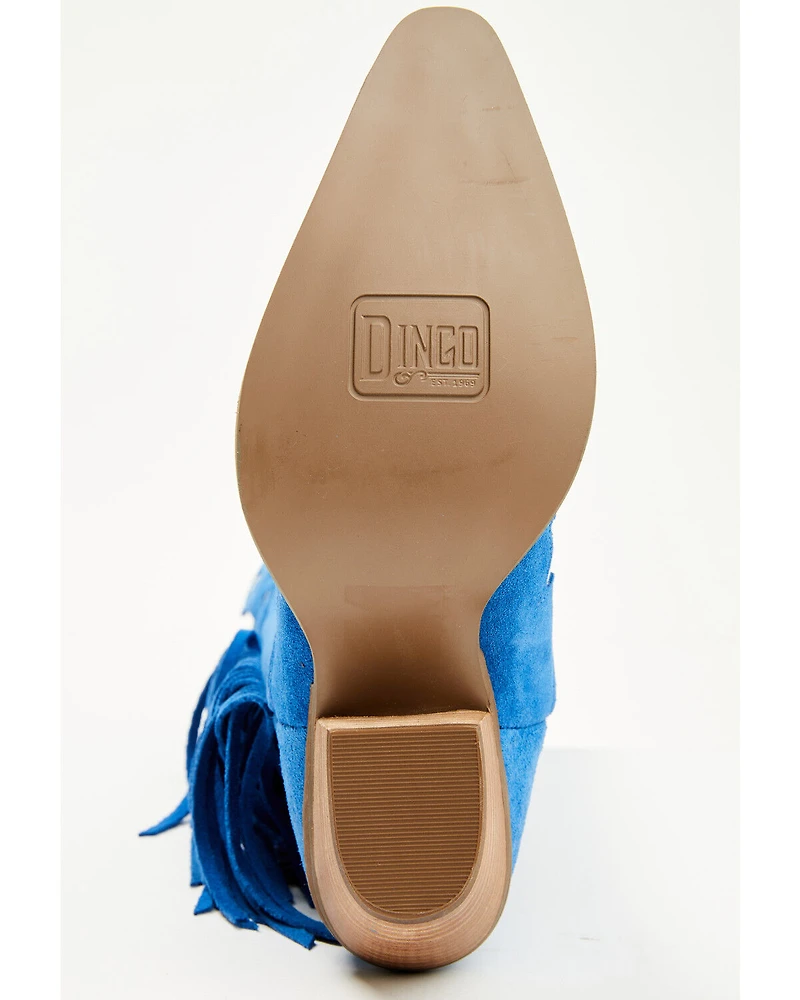Dingo Women's Super Star Tall Suede Western Boots