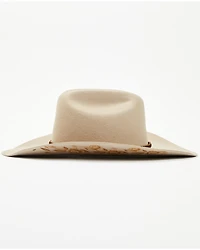 Wrangler Women's Floral Heat Debossed Felt Cowboy Hat