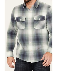Pendleton Men's Beach Shack Plaid Print Long Sleeve Button Down Western Shirt